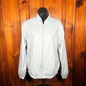 Sears L Minimalist Windbreaker Jacket Blue Regular
